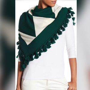Tory Burch Carnavalet Oversized Square Scarf